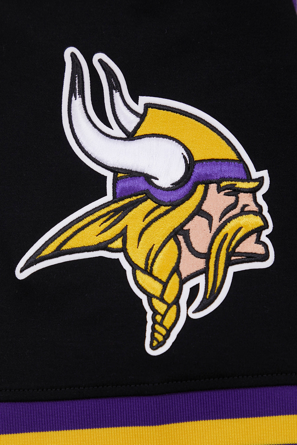 NFL MINNESOTA VIKINGS CLASSIC CHENILLE TEE (BLACK)