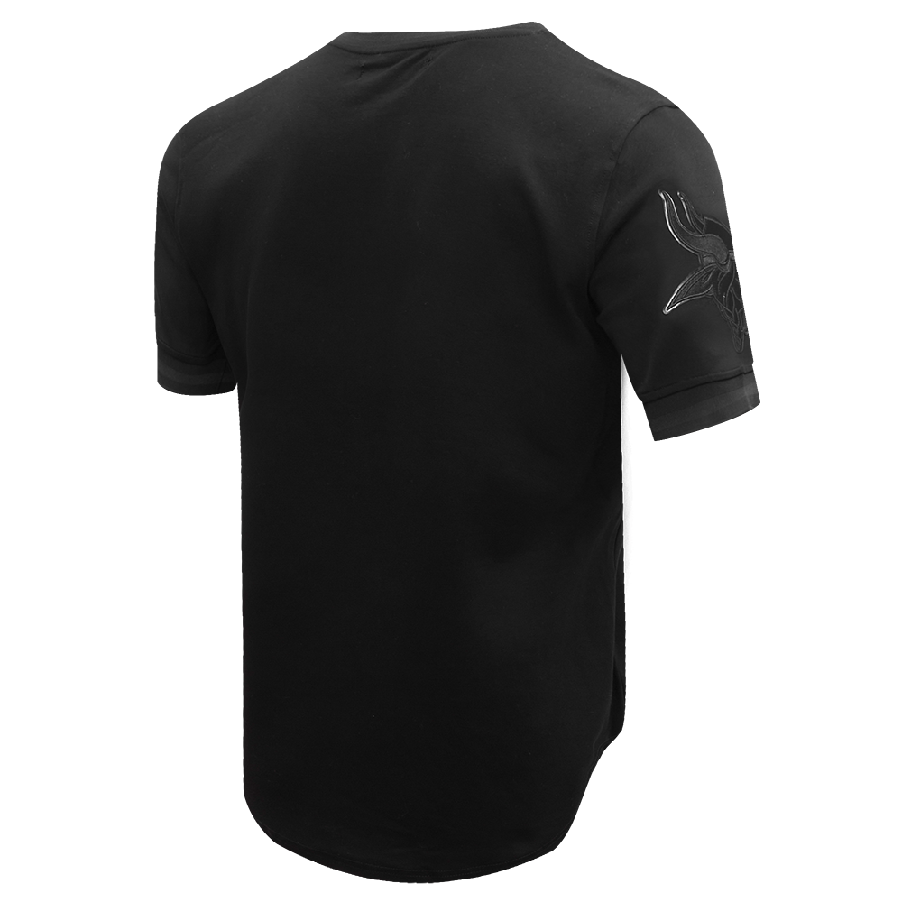 NFL MINNESOTA VIKINGS TRIPLE BLACK TEE (TRIPLE BLACK)