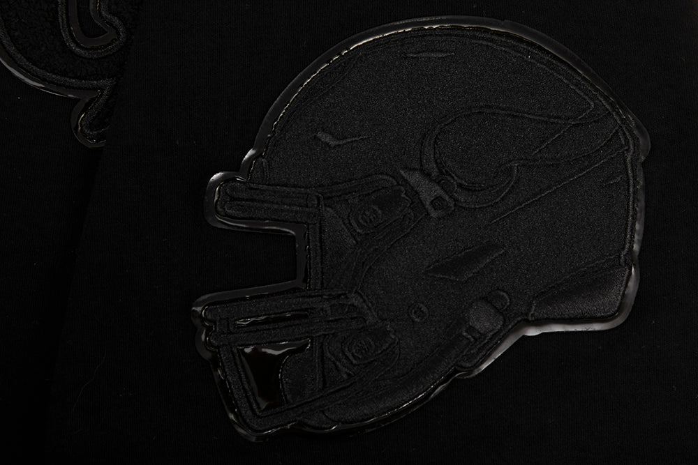 NFL MINNESOTA VIKINGS TRIPLE BLACK TEE (TRIPLE BLACK)