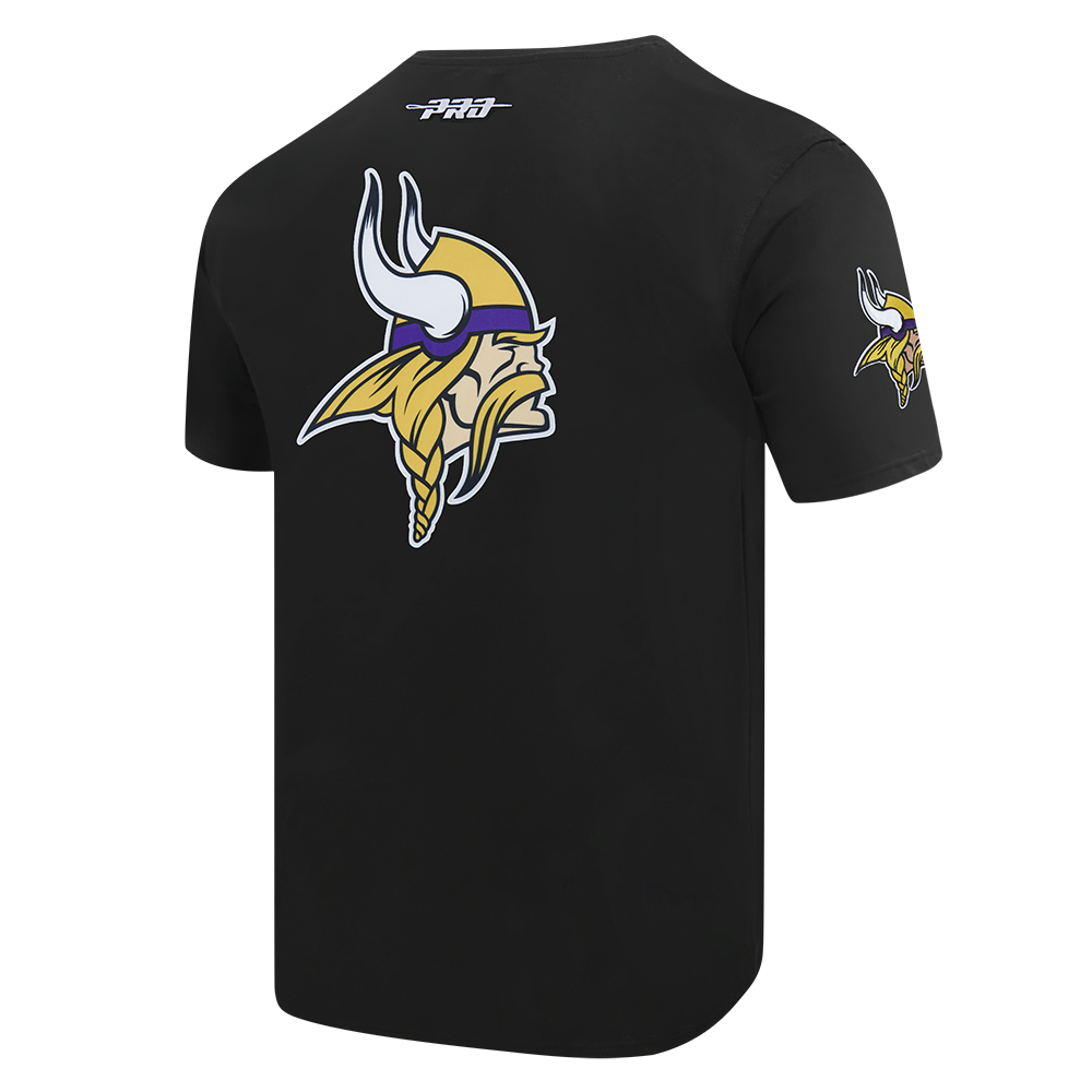 NFL MINNESOTA VIKINGS JUSTIN JEFFERSON #18 CLASSIC PNN MEN'S SJ TEE (BLACK)