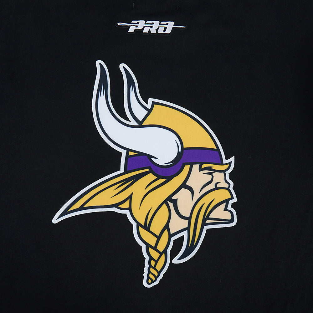 NFL MINNESOTA VIKINGS JUSTIN JEFFERSON #18 CLASSIC PNN MEN'S SJ TEE (BLACK)