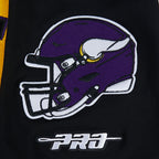 NFL MINNESOTA VIKINGS JUSTIN JEFFERSON #18 CLASSIC PNN MEN'S SJ TEE (BLACK)