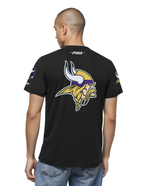 NFL MINNESOTA VIKINGS JUSTIN JEFFERSON #18 CLASSIC PNN MEN'S SJ TEE (BLACK)