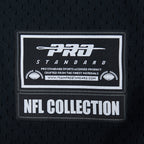NFL MINNESOTA VIKINGS JJ MCCARTHY #9 CLASSIC MESH PNN CHEMISE BOUTONNÉE EN FILET POUR HOMME (NOIR/VIOLET)