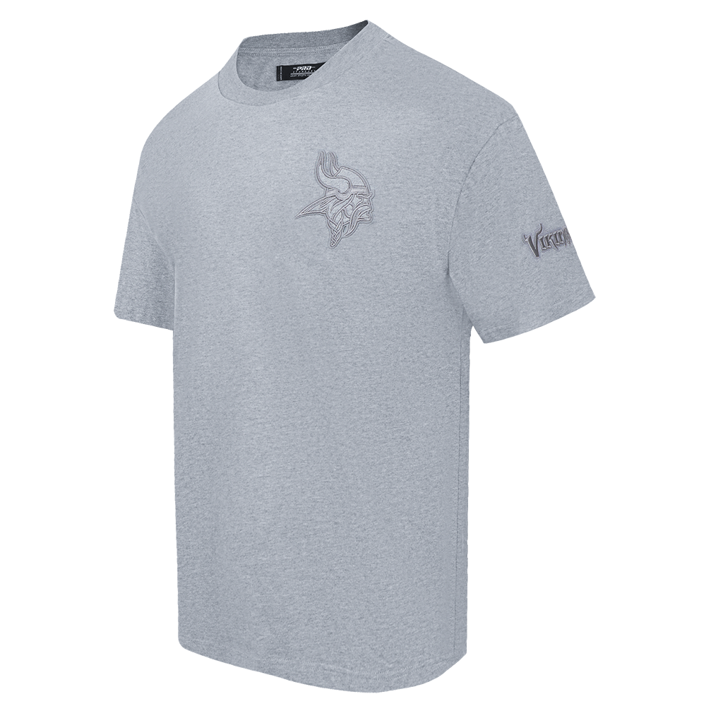 NFL MINNESOTA VIKINGS NEUTRAL MEN'S DROP SHOULDER TEE (DARK HEATHER GRAY)
