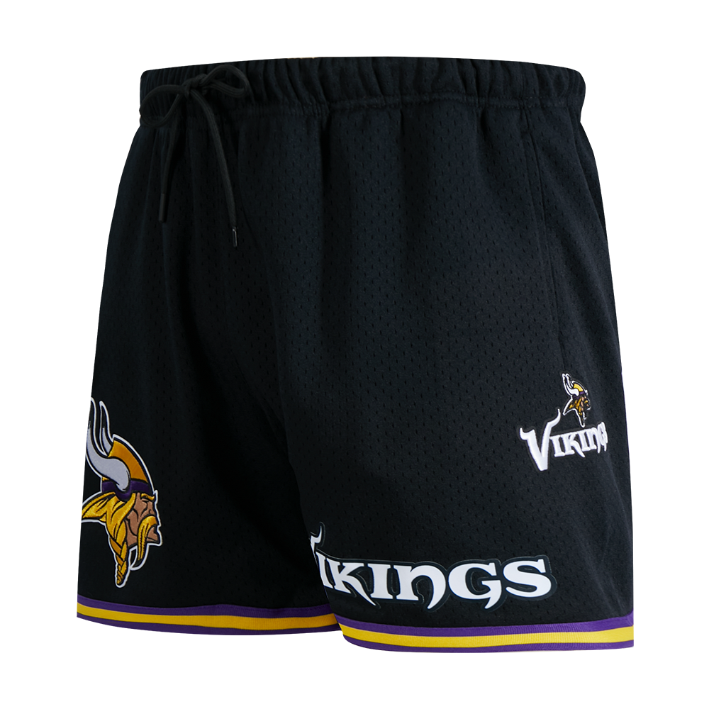 NFL MINNESOTA VIKINGS CLASSIC MESH MEN'S SHORT (BLACK/PURPLE)