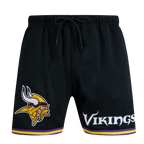 NFL MINNESOTA VIKINGS CLASSIC MESH MEN'S SHORT (BLACK/PURPLE)