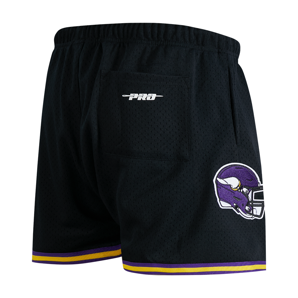 NFL MINNESOTA VIKINGS CLASSIC MESH MEN'S SHORT (BLACK/PURPLE)
