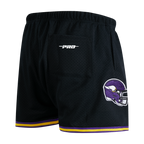 NFL MINNESOTA VIKINGS CLASSIC MESH MEN'S SHORT (BLACK/PURPLE)