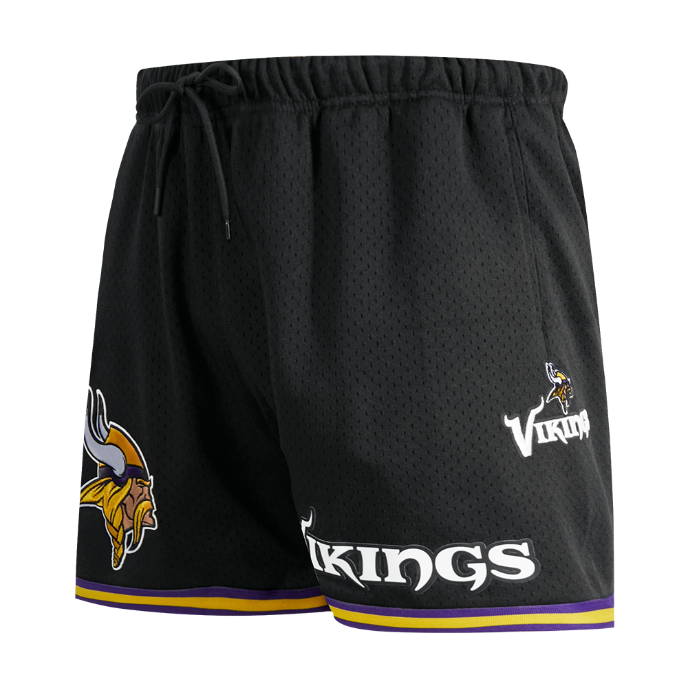 NFL MINNESOTA VIKINGS CLASSIC MESH MEN'S SHORT (BLACK/PURPLE)