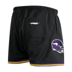NFL MINNESOTA VIKINGS CLASSIC MESH MEN'S SHORT (BLACK/PURPLE)