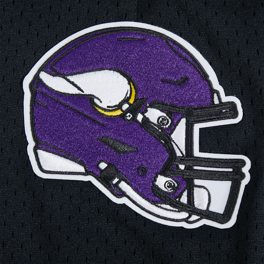 NFL MINNESOTA VIKINGS CLASSIC MESH MEN'S SHORT (BLACK/PURPLE)