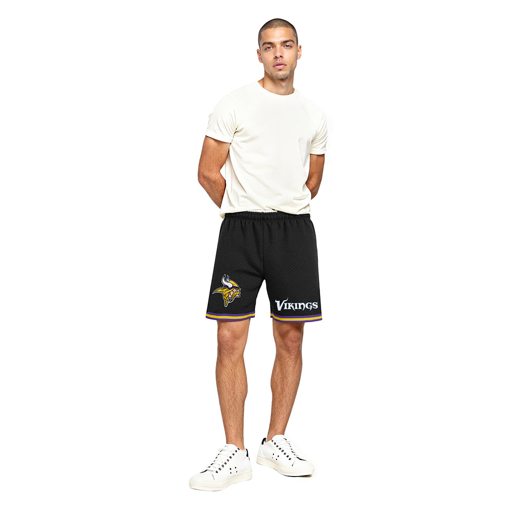 NFL MINNESOTA VIKINGS CLASSIC MESH MEN'S SHORT (BLACK/PURPLE)