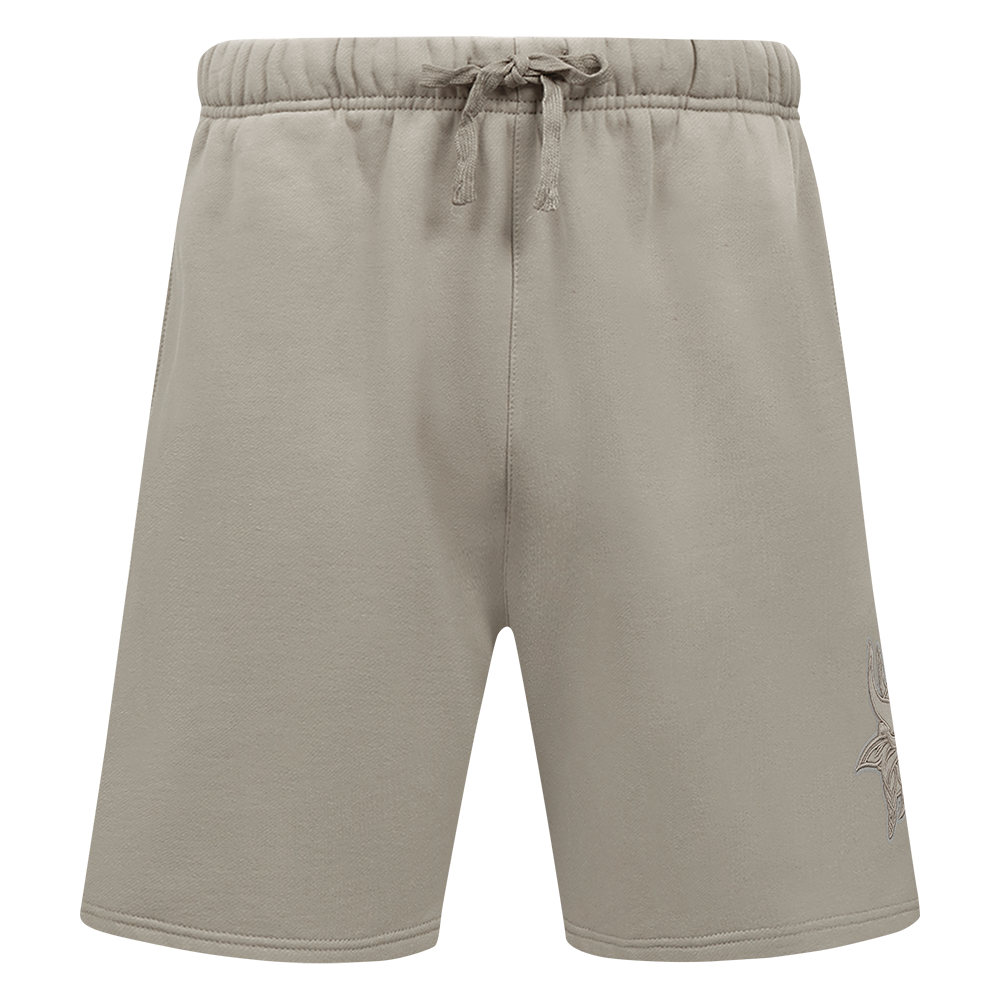 NFL MINNESOTA VIKINGS NEUTRAL SHORT EN MOLLETON POUR HOMME (TAUPE)