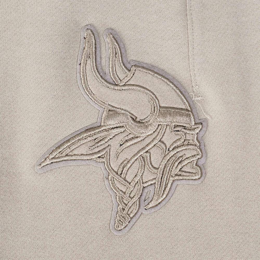 NFL MINNESOTA VIKINGS NEUTRAL PANTALON OUATÉ EN MOLLETON POUR HOMME (TAUPE)