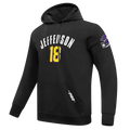 NFL MINNESOTA VIKINGS JUSTIN JEFFERSON #18 CLASSIC PNN CHANDAIL À CAPUCHON POUR HOMME (NOIR)