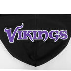 NFL MINNESOTA VIKINGS JUSTIN JEFFERSON #18 CLASSIC PNN CHANDAIL À CAPUCHON POUR HOMME (NOIR)