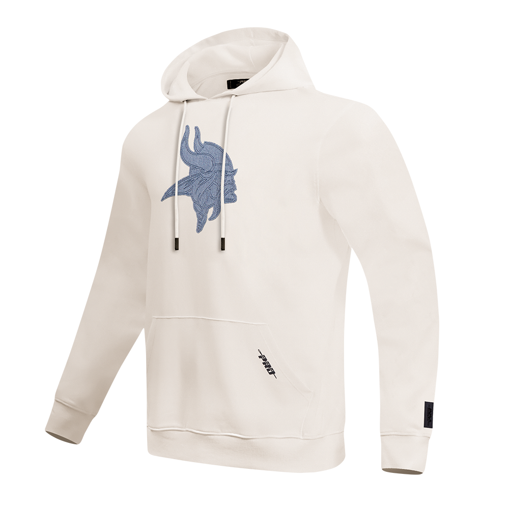 NFL MINNESOTA VIKINGS VARSITY BLUES CHANDAIL À CAPUCHON EN MOLLETON POUR HOMME (LIN)
