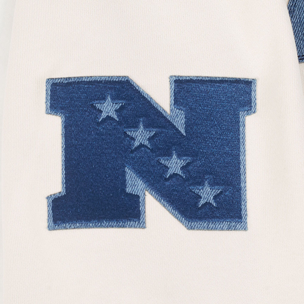 NFL MINNESOTA VIKINGS VARSITY BLUES CHANDAIL À CAPUCHON EN MOLLETON POUR HOMME (LIN)