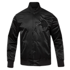 NFL MINNESOTA VIKINGS TRIPLE BLACK BLOUSON EN SATIN POUR HOMME (TRIPLE NOIR HOMME)