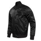 NFL MINNESOTA VIKINGS TRIPLE BLACK BLOUSON EN SATIN POUR HOMME (TRIPLE NOIR HOMME)