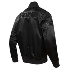 NFL MINNESOTA VIKINGS TRIPLE BLACK BLOUSON EN SATIN POUR HOMME (TRIPLE NOIR HOMME)