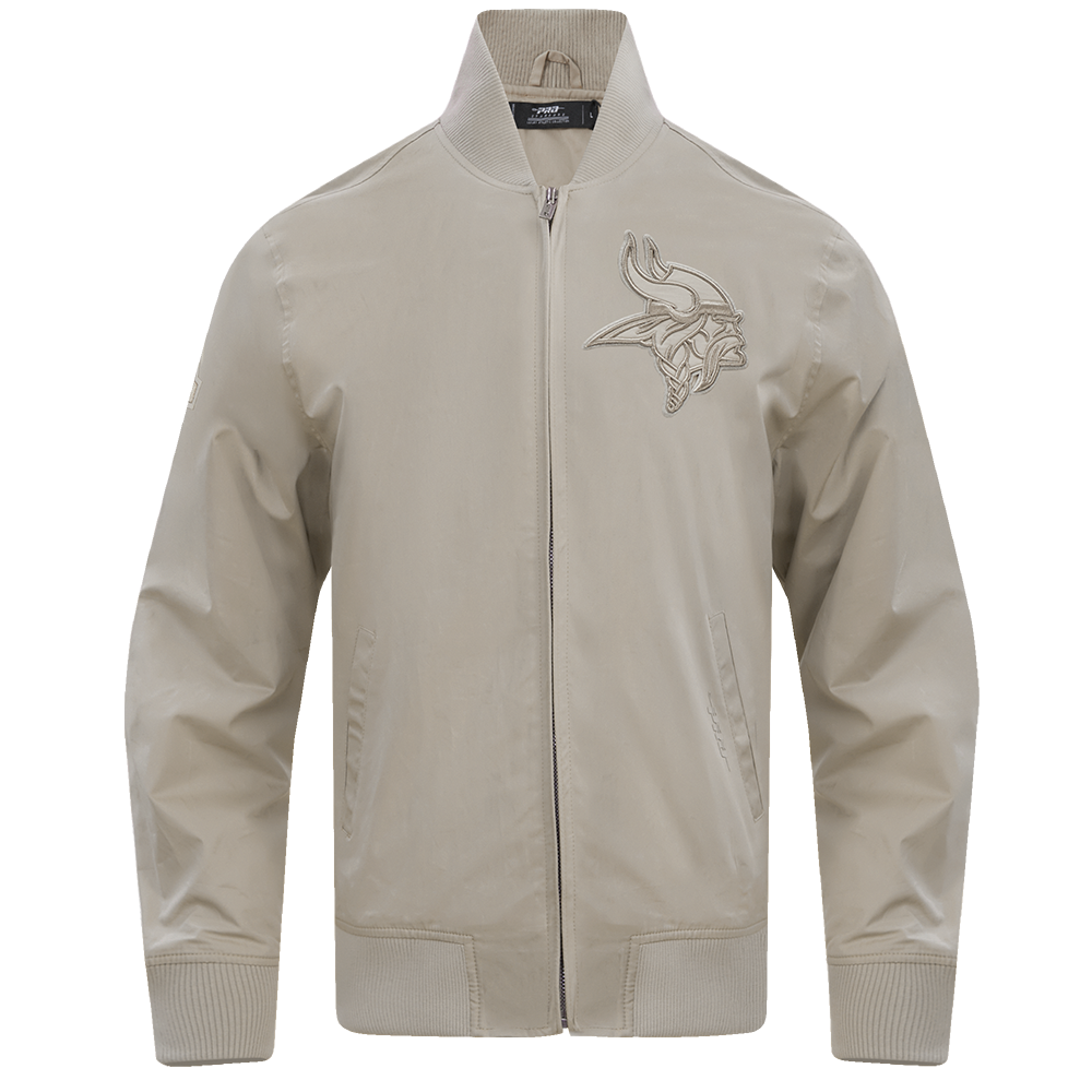 NFL MINNESOTA VIKINGS NEUTRAL BLOUSON EN SERGÉ POUR HOMME (TAUPE)