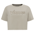 NFL MINNESOTA VIKINGS NEUTRAL T-SHIRT EN JERSEY SIMPLE À COUPE CARRÉE (TAUPE)