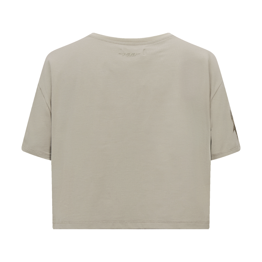 NFL MINNESOTA VIKINGS NEUTRAL T-SHIRT EN JERSEY SIMPLE À COUPE CARRÉE (TAUPE)