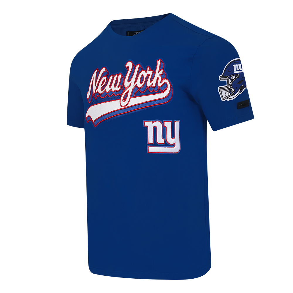 NFL NEW YORK GIANTS SCRIPT TAIL MEN'S SJ TEE (DODGER BLUE)