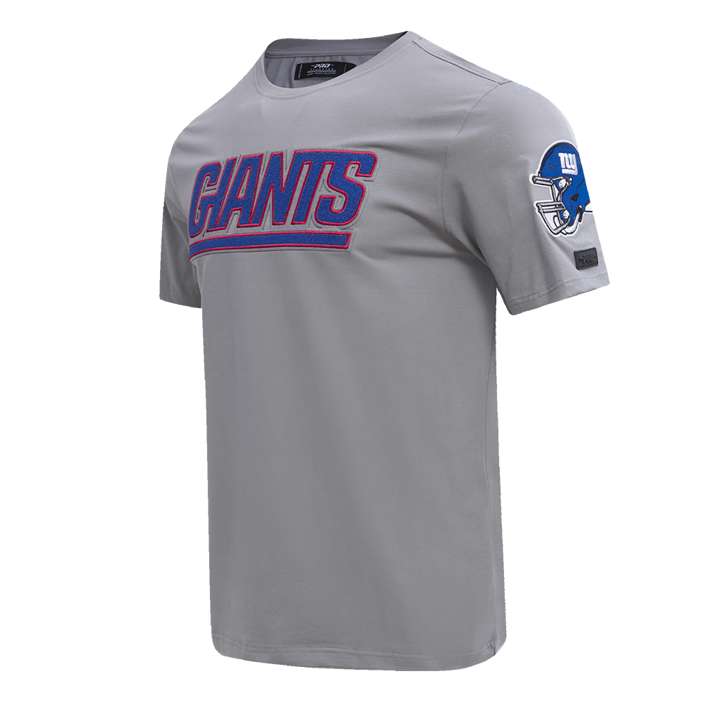 NFL NEW YORK GIANTS CLASSIC CHENILLE MEN'S   TEE (GRAY)