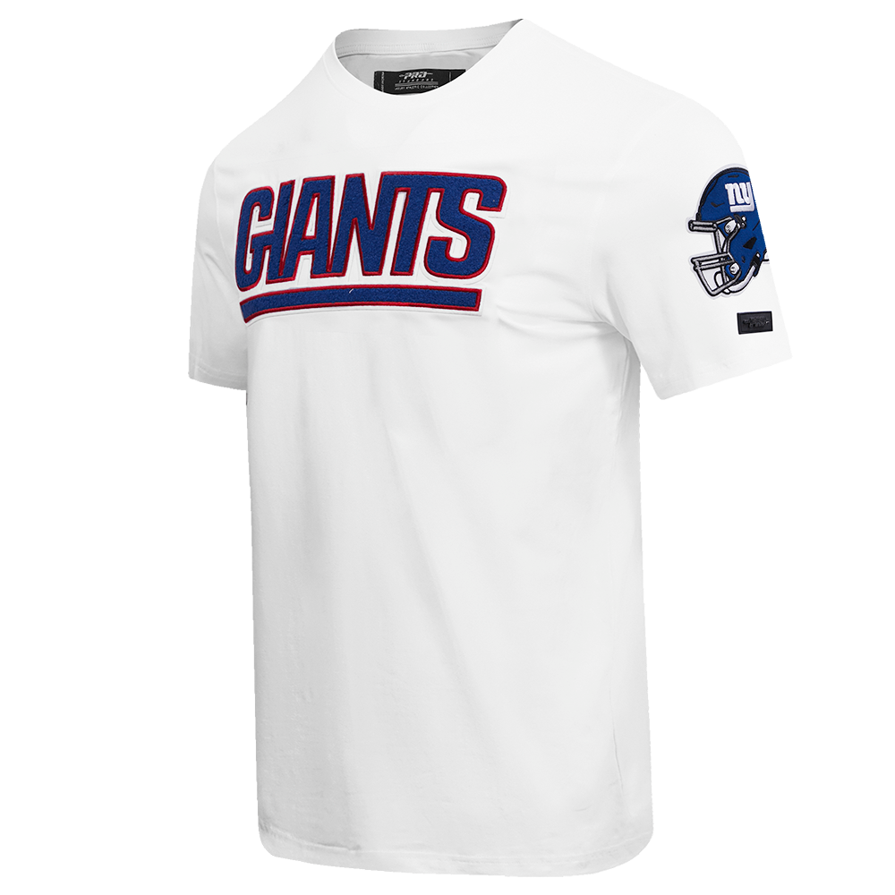 NFL NEW YORK GIANTS CLASSIC CHENILLE MEN'S   TEE (WHITE)