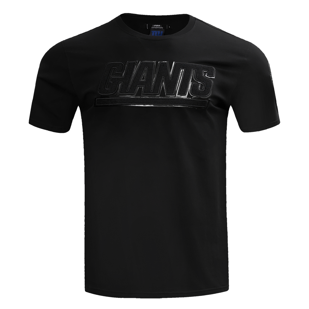 NFL NEW YORK GIANTS TRIPLE BLACK T-SHIRT POUR HOMME (TRIPLE NOIR)