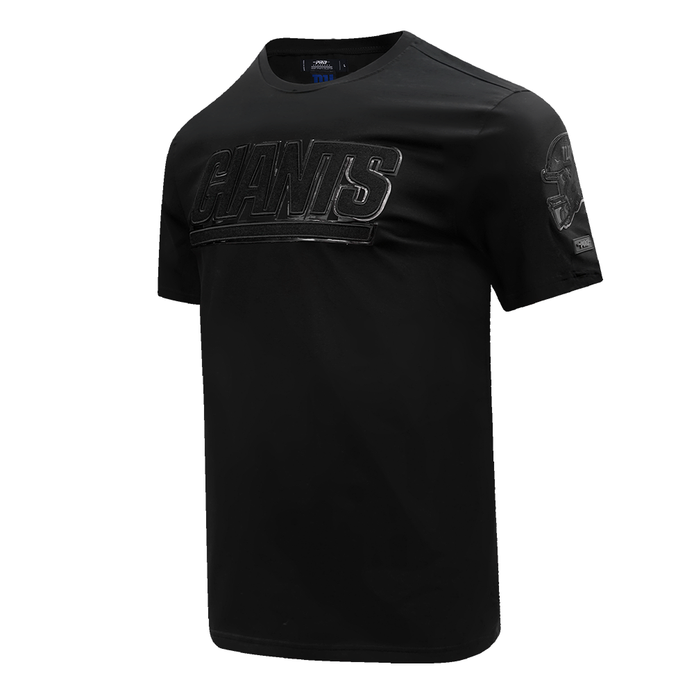 NFL NEW YORK GIANTS TRIPLE BLACK T-SHIRT POUR HOMME (TRIPLE NOIR)
