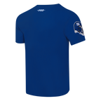 NFL NEW YORK GIANTS OLD ENGLISH T-SHIRT POUR HOMME (BLEU DODGER)
