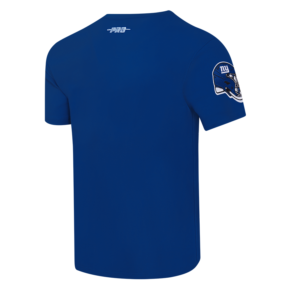 NFL NEW YORK GIANTS OLD ENGLISH T-SHIRT POUR HOMME (BLEU DODGER)