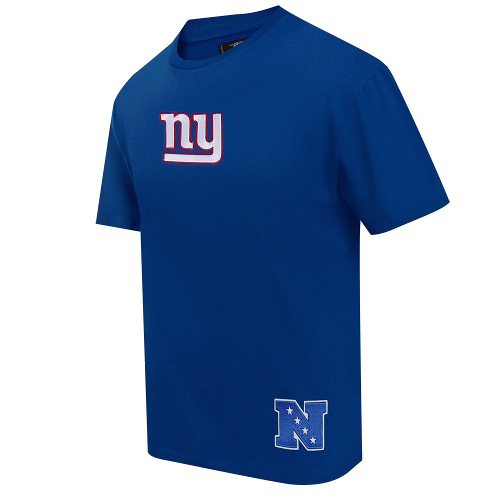NFL NEW YORK GIANTS WINGSPAN MEN'S DROP SHOULDER TEE (DODGER BLUE)