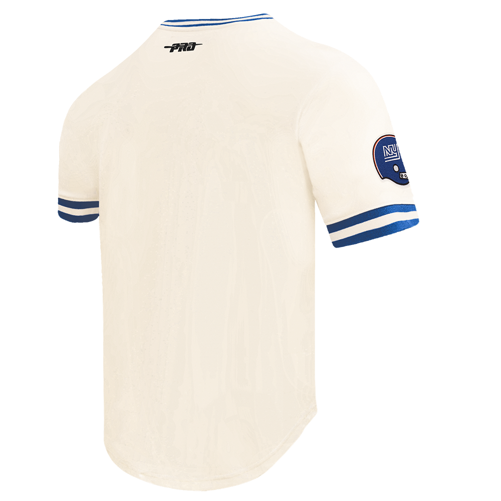 NFL NEW YORK GIANTS RETRO CLASSIC MEN'S TEE (EGGSHELL/DODGER BLUE)