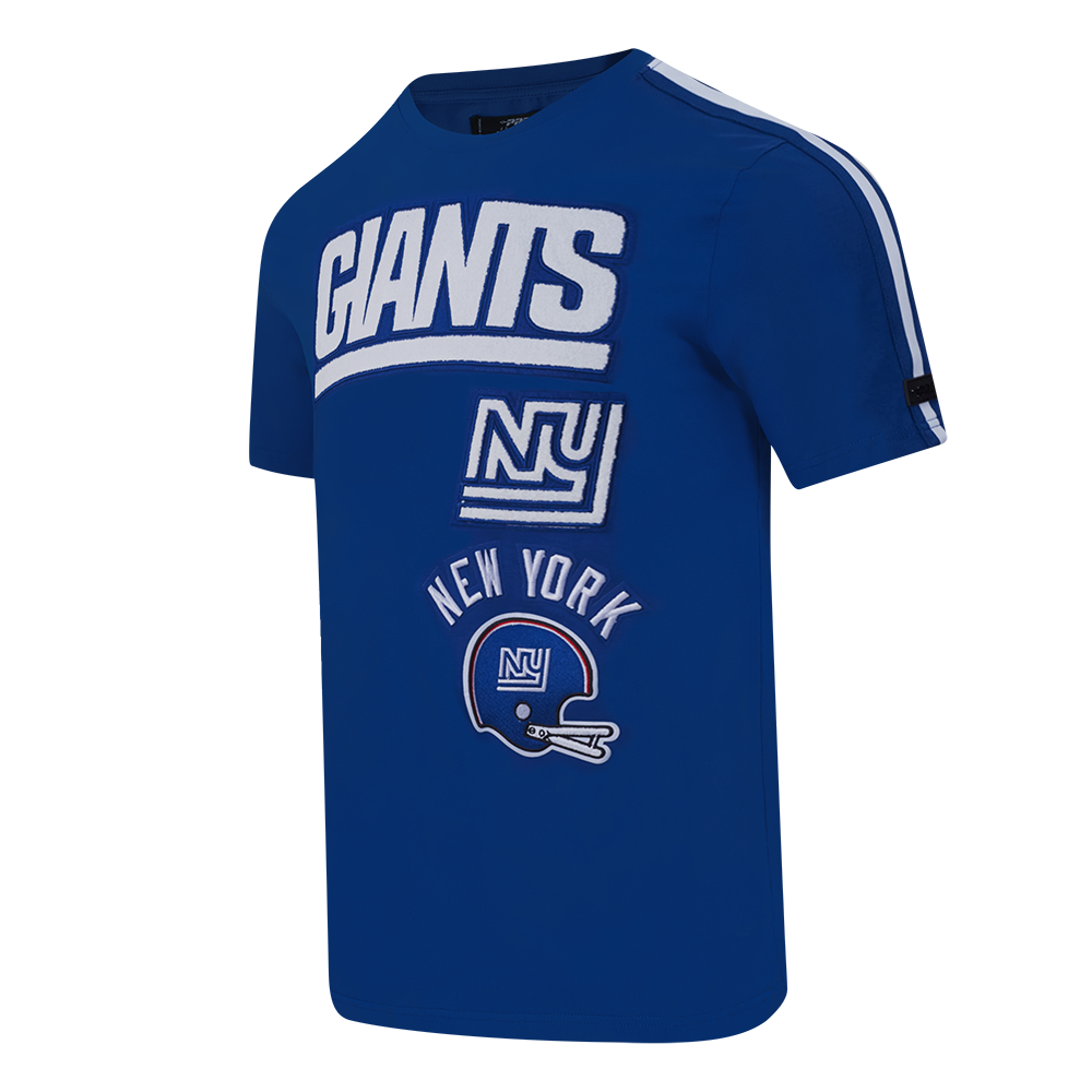 NFL NEW YORK GIANTS RETRO CLASSIC MEN'S STRIPED TEE (DODGER BLUE)