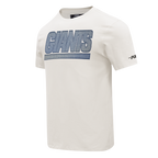 NFL NEW YORK GIANTS VARSITY BLUES T-SHIRT EN JERSEY SIMPLE POUR HOMME (LIN)