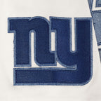NFL NEW YORK GIANTS VARSITY BLUES T-SHIRT EN JERSEY SIMPLE POUR HOMME (LIN)