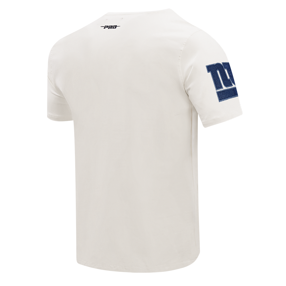 NFL NEW YORK GIANTS VARSITY BLUES T-SHIRT EN JERSEY SIMPLE POUR HOMME (LIN)