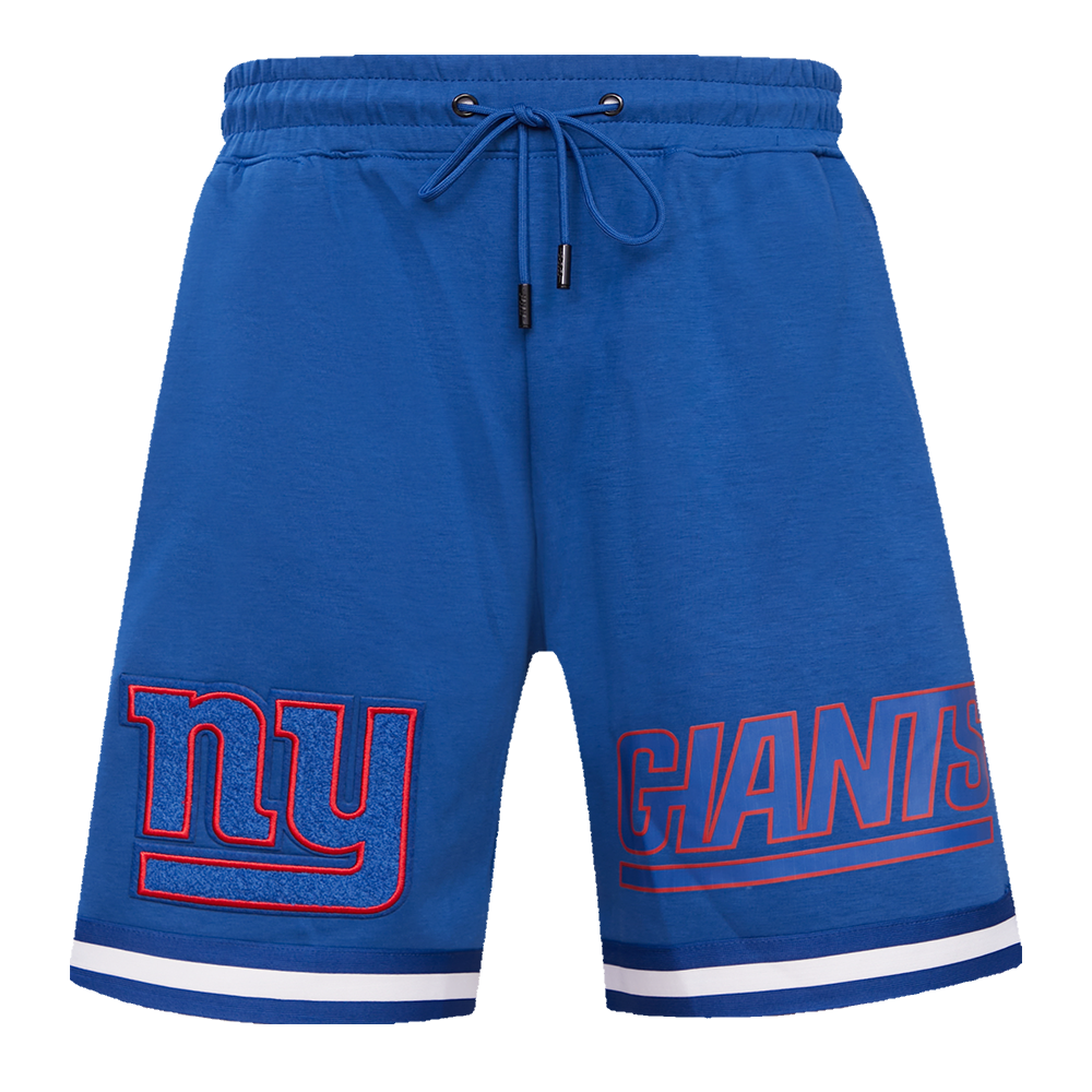 NFL NEW YORK GIANTS CLASSIC CHENILLE MEN'S DK SHORT (DODGER BLUE)
