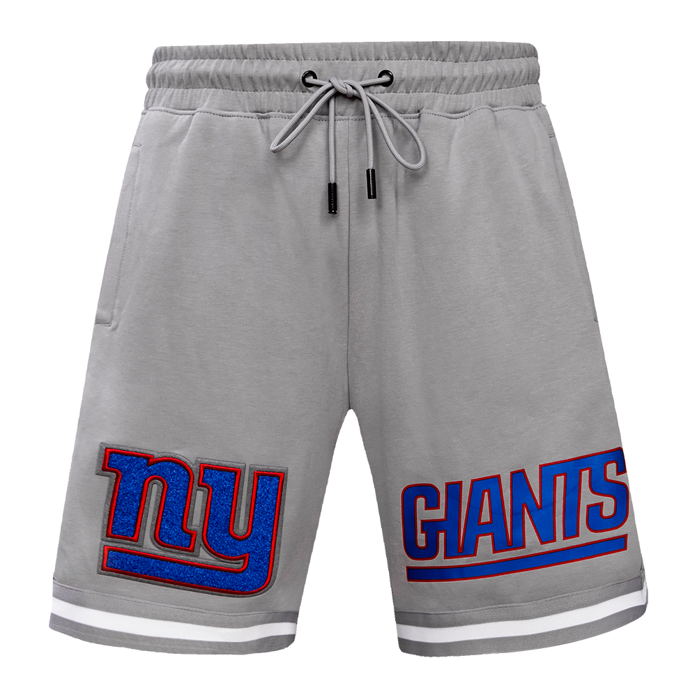 NFL NEW YORK GIANTS CLASSIC CHENILLE MEN'S DK SHORT (GRAY)