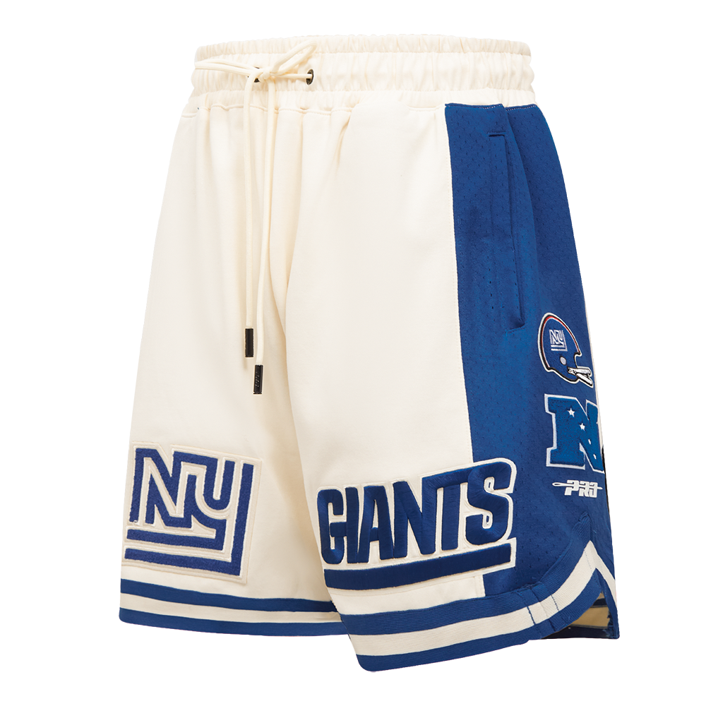 NFL NEW YORK GIANTS RETRO CLASSIC MEN'S 2.0 SHORT (EGGSHELL/DODGER BLUE)