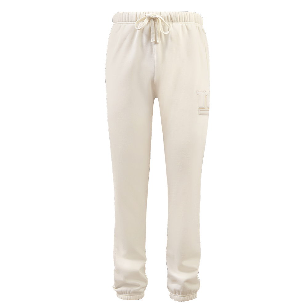 NFL NEW YORK GIANTS NEUTRAL FLEECE SWEATPANT (EGGSHELL)