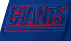 NFL NEW YORK GIANTS CLASSIC CHENILLE MEN'S FULL ZIP HOODIE  (DODGER BLUE)