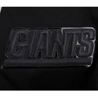 NFL NEW YORK GIANTS TRIPLE BLACK MEN'S DK FZ HOODIE (TRIPLE BLACK)