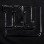 NFL NEW YORK GIANTS TRIPLE BLACK MEN'S DK FZ HOODIE (TRIPLE BLACK)