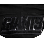 NFL NEW YORK GIANTS TRIPLE BLACK MEN'S DK FZ HOODIE (TRIPLE BLACK)